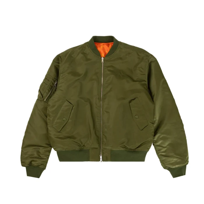 Vertabrae Green and Orange Double Sided Jacket