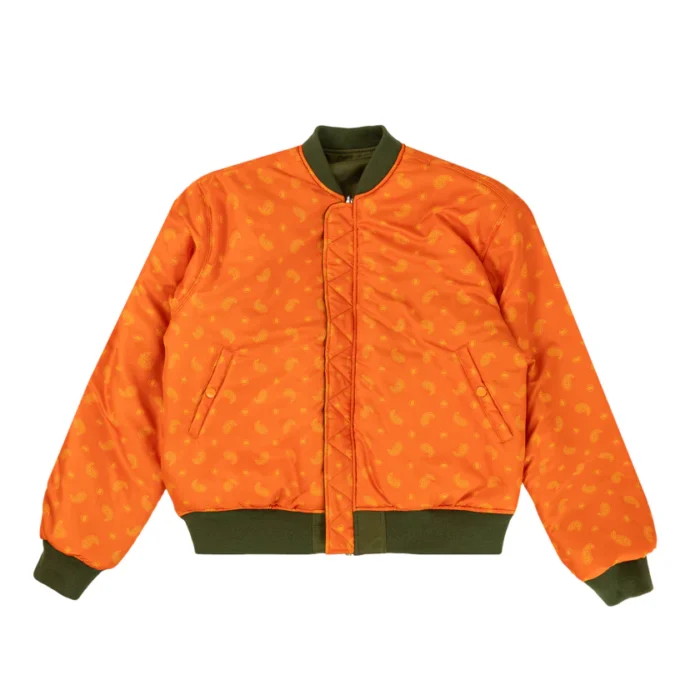 Vertabrae Green and Orange Double Sided Jacket