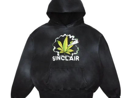 Sinclair 420 Faded Hoodie Black