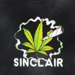 Sinclair 420 Faded Hoodie Black D