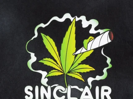 Sinclair 420 Faded Hoodie Black D